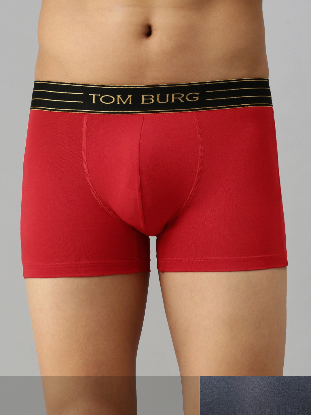 TOM BURG Men Pack Of 2 Solid Trunks 3043