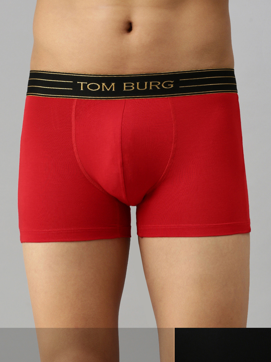 TOM BURG Men Pack Of 2 Solid Trunks 3044
