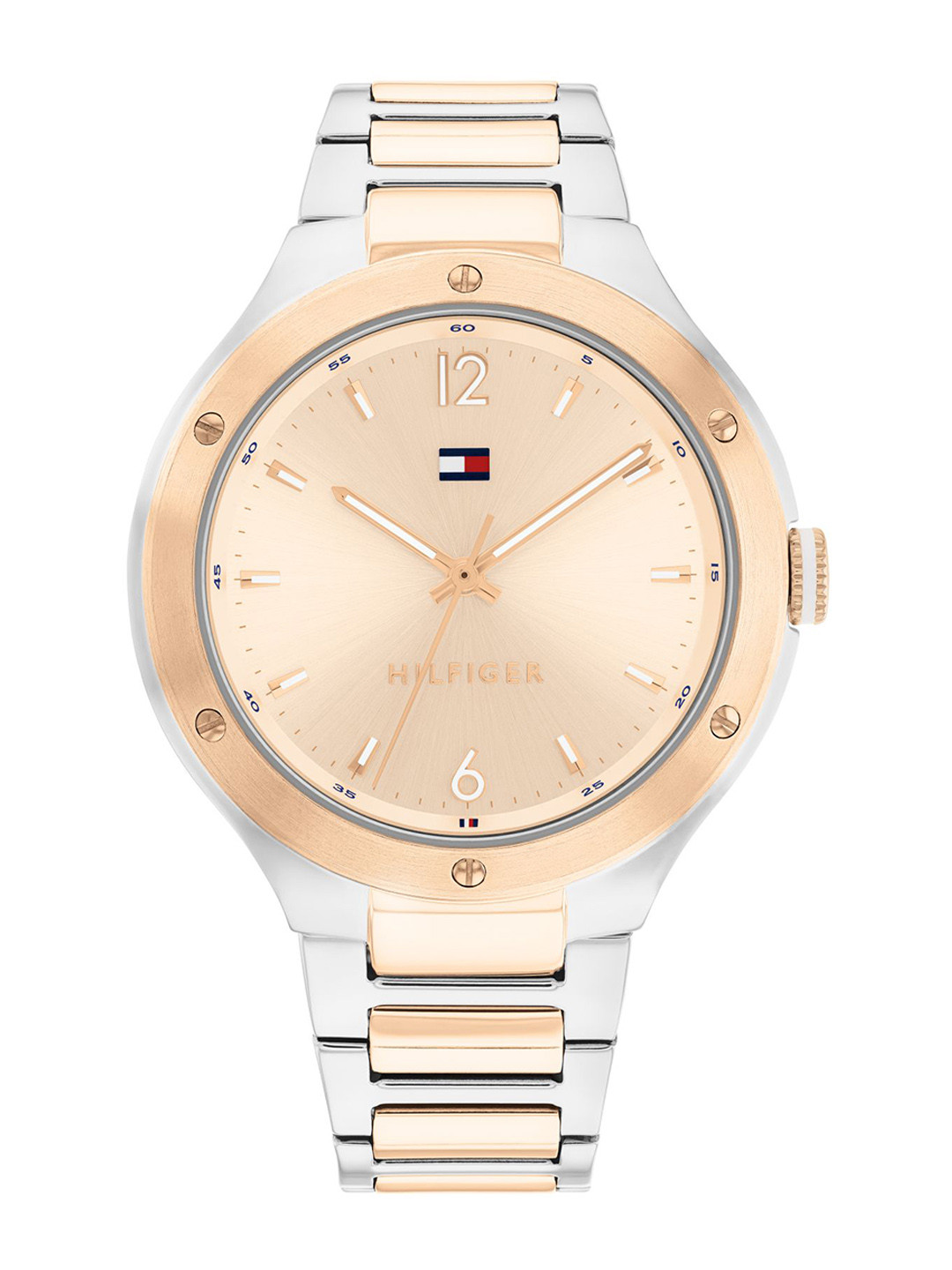 Tommy Hilfiger Quartz Analog With Rose Gold Dial Watch For Women - Neth1782476