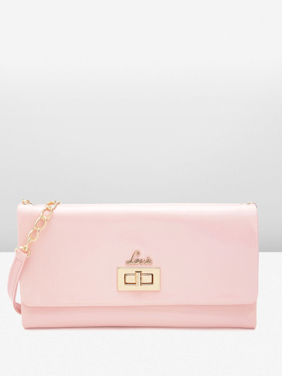 Lavie Snake Skin Textured Structured Sling Bag