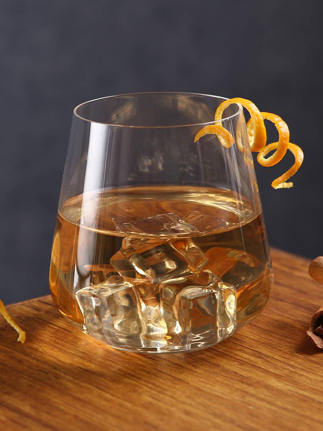 Wonderchef Set of 6 Transparent Solid Modena Whiskey Glass