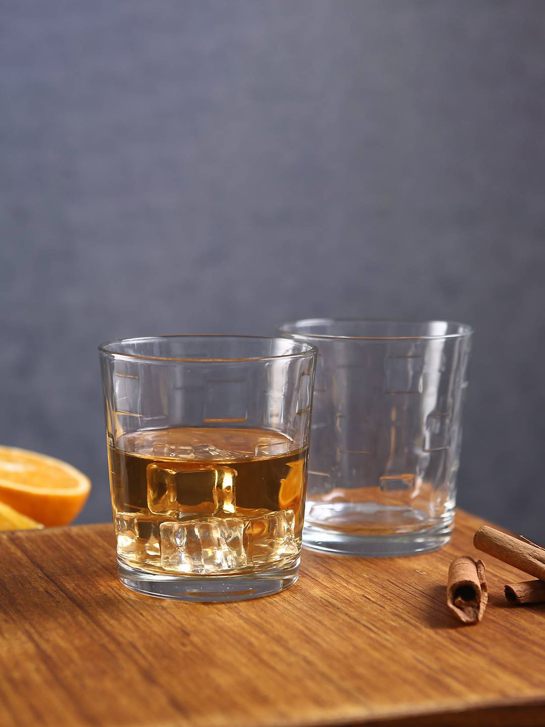 Wonderchef Set of 6 Transparent Solid Modena Whiskey Glass