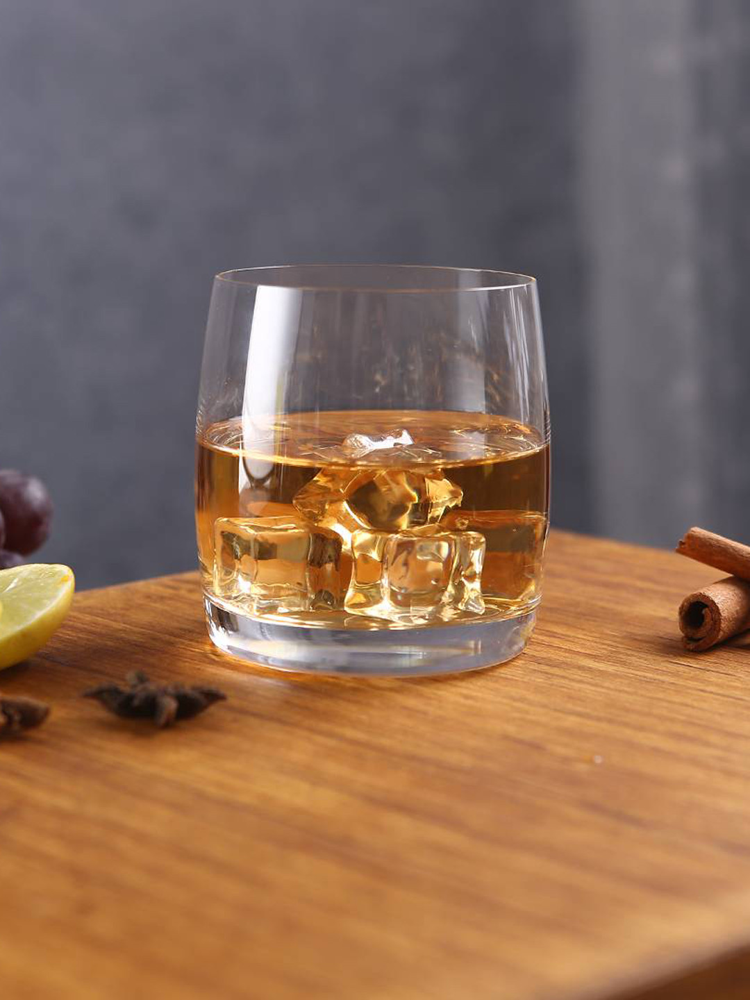 Wonderchef Set Of 6 Transparent Solid Modena Whiskey Glasses