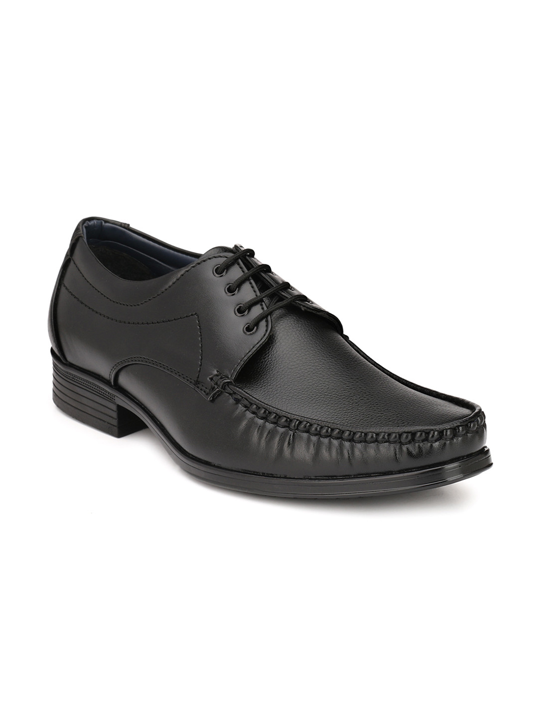 Azzaro Black Men Black Formal Shoes