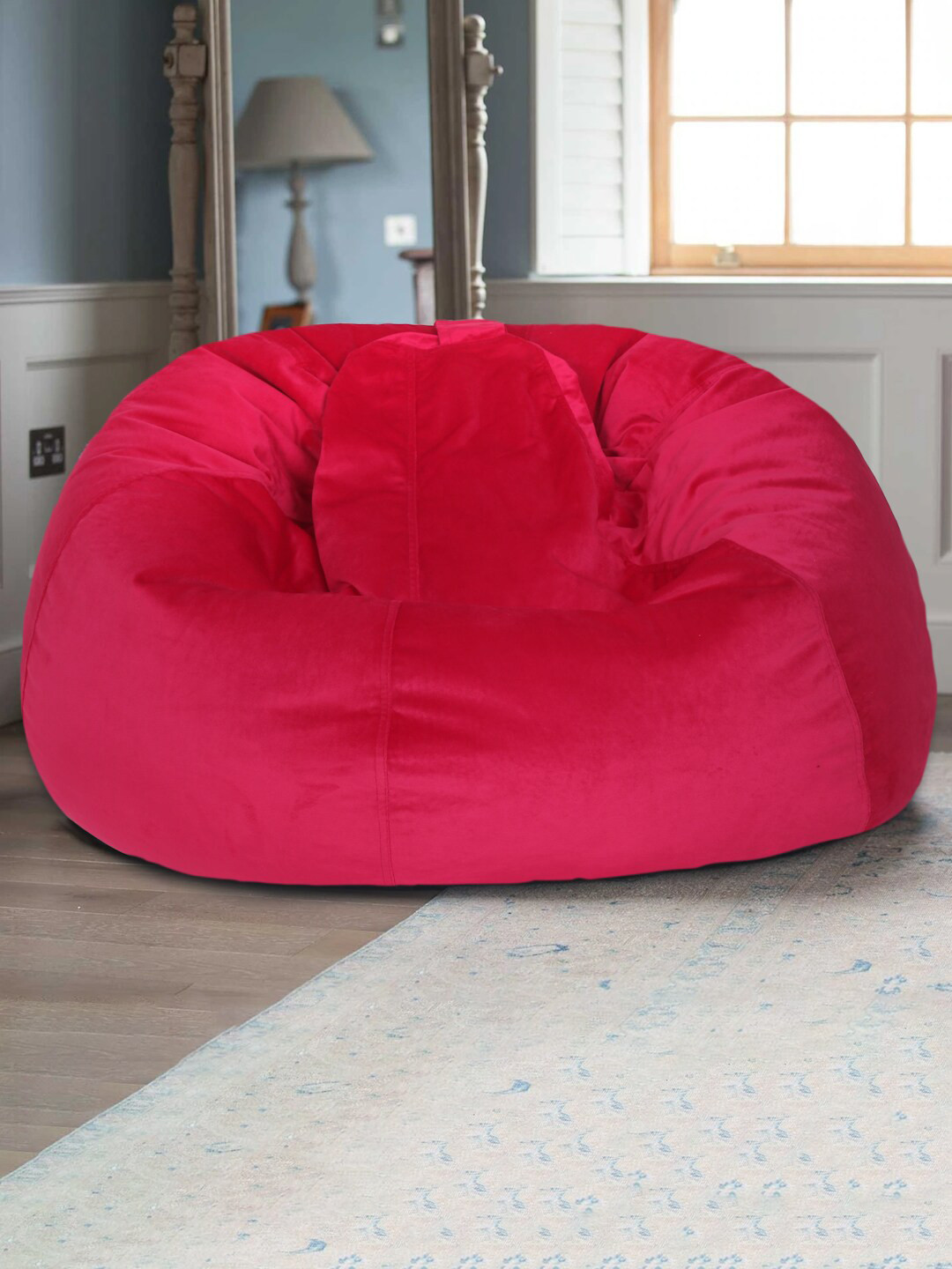 eyda Red Velvet Bean Bag Cover