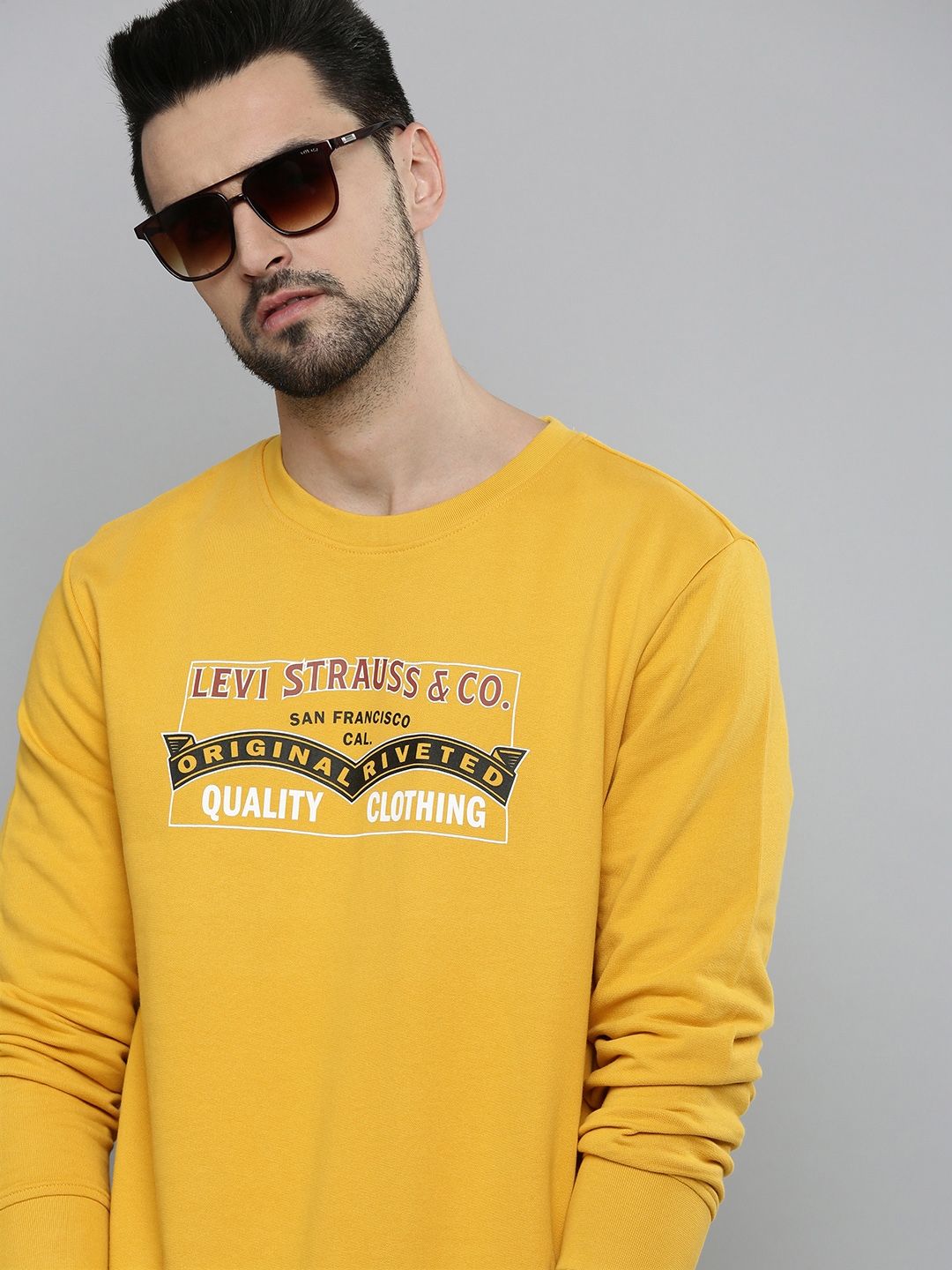 Levi's men's cotton sweatshirt sales
