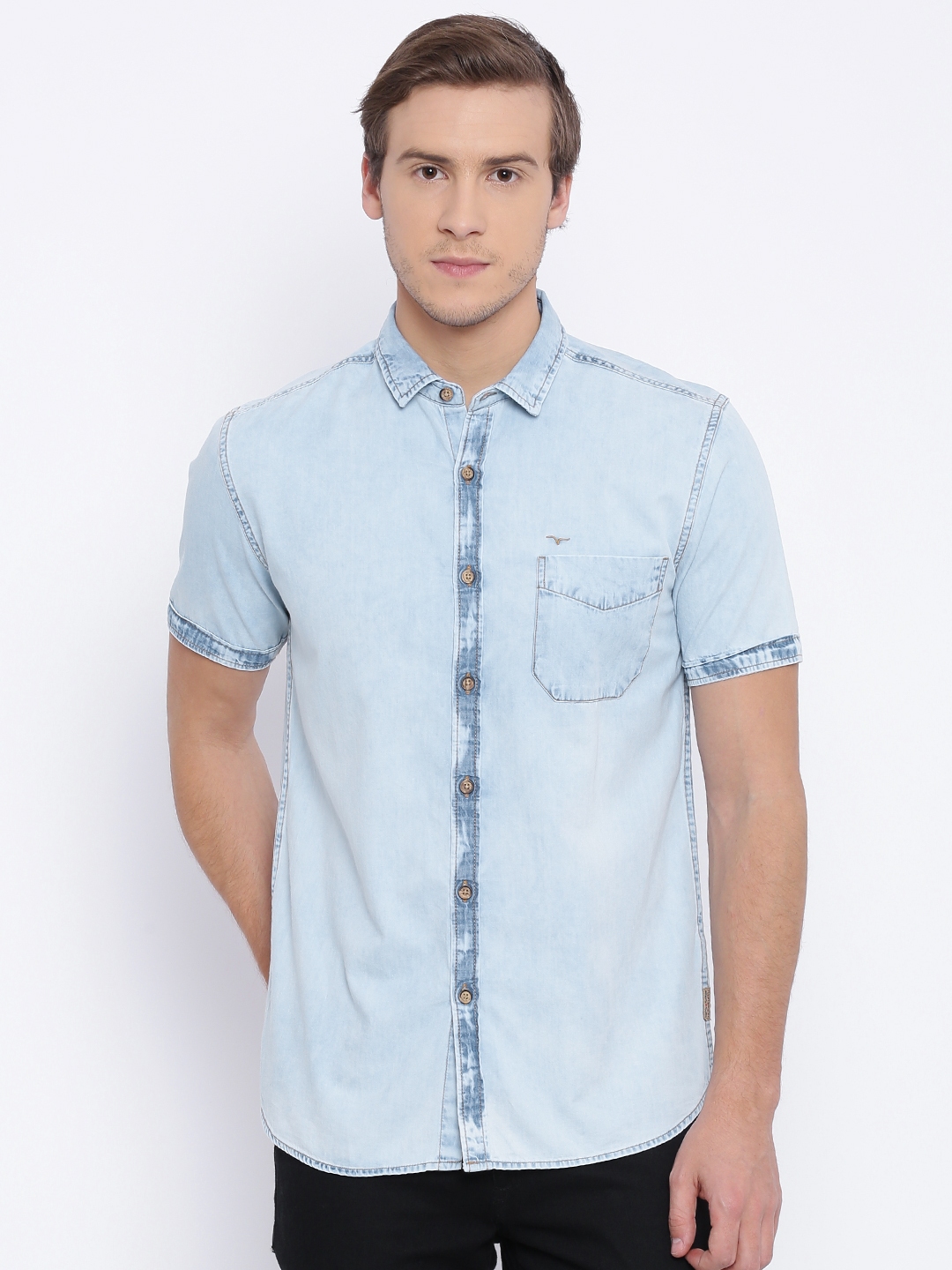 flying machine denim shirt