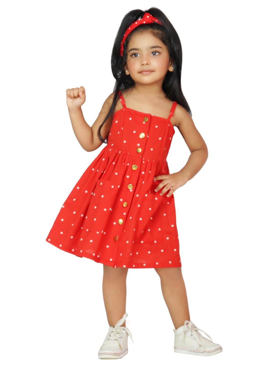 Dress My Angel Red & White Dresses