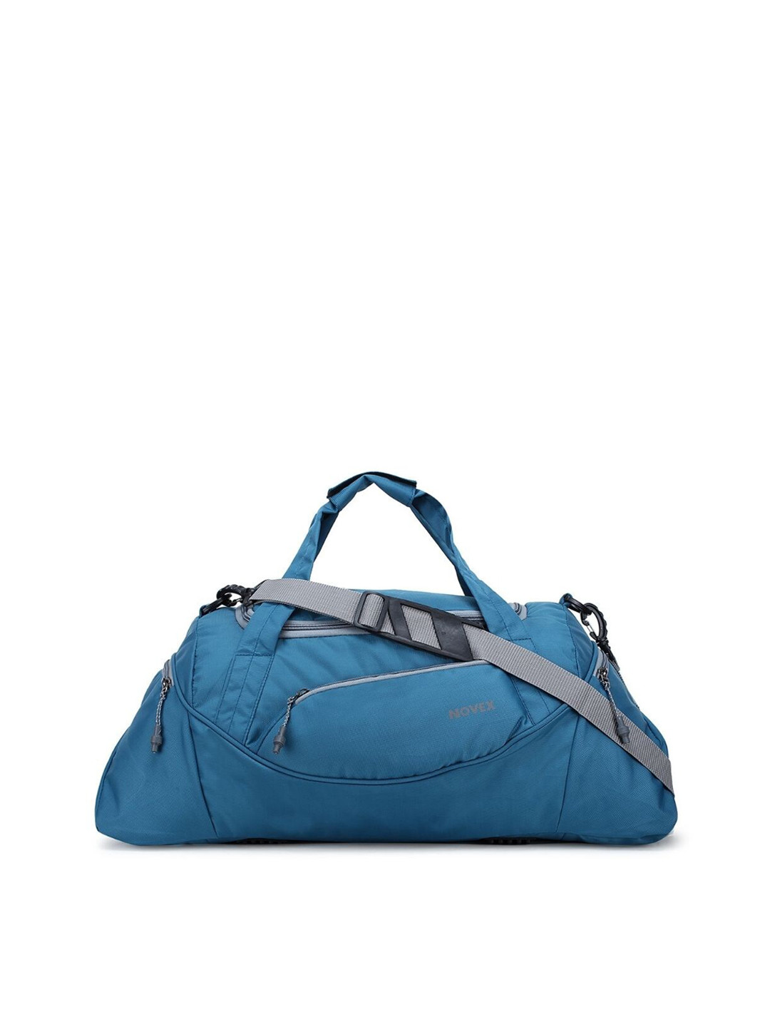 NOVEX Unisex Teal Blue Solid Duffel Bag