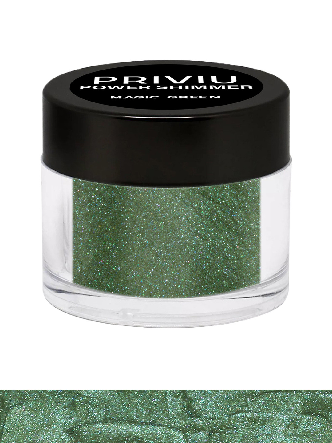 PRIVIU Power Shimmer Illuminator Eyeshadow - Magic Green 20