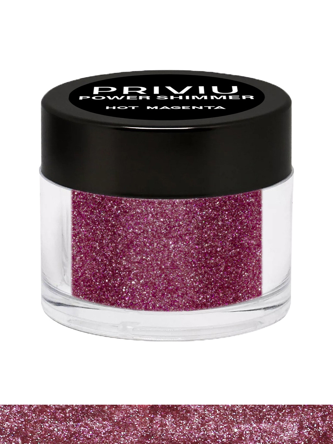 PRIVIU Power Shimmer Eyes & Face Illuminator Highlighter - Hot Magenta 17