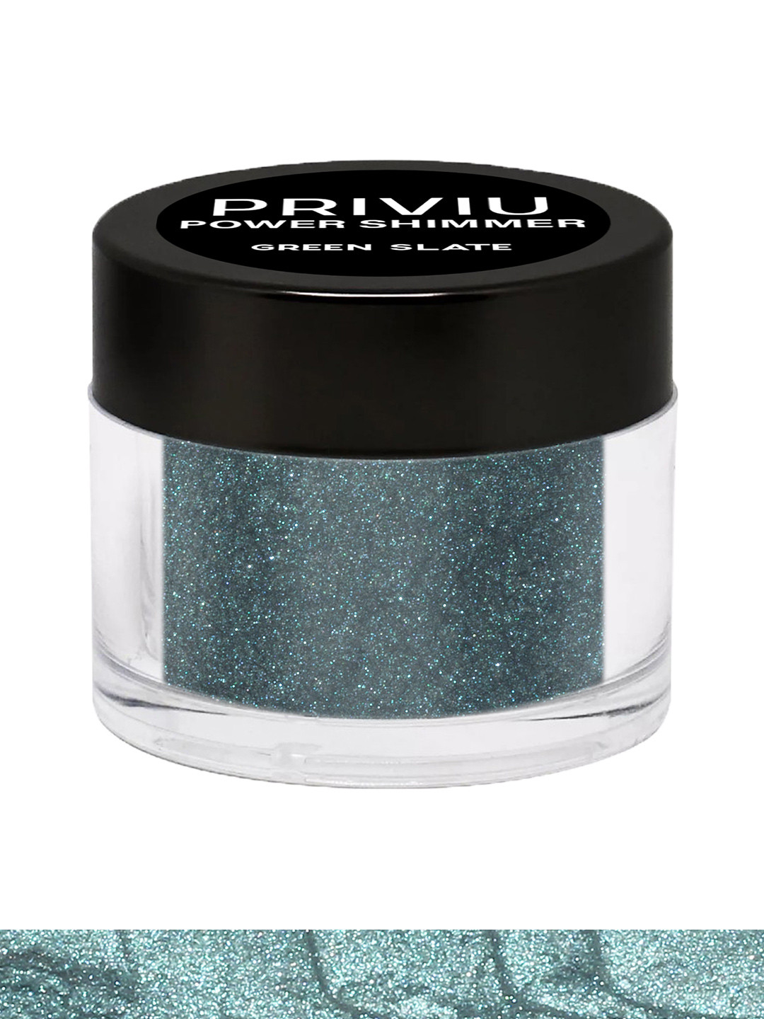 PRIVIU Green Slate Eyes & Face Makeup Full Coverage Illuminator Highlighter Power Shimmer