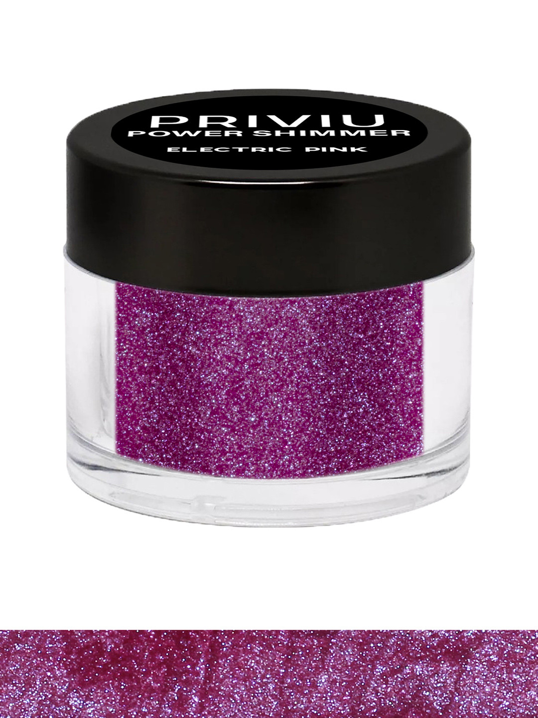 PRIVIU Power Shimmer Eyes & Face Illuminator Highlighter - Electric Pink 15