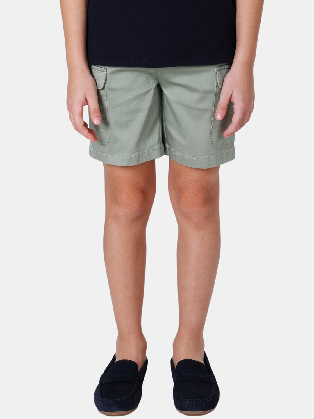 One Friday Boys Green Sports Shorts