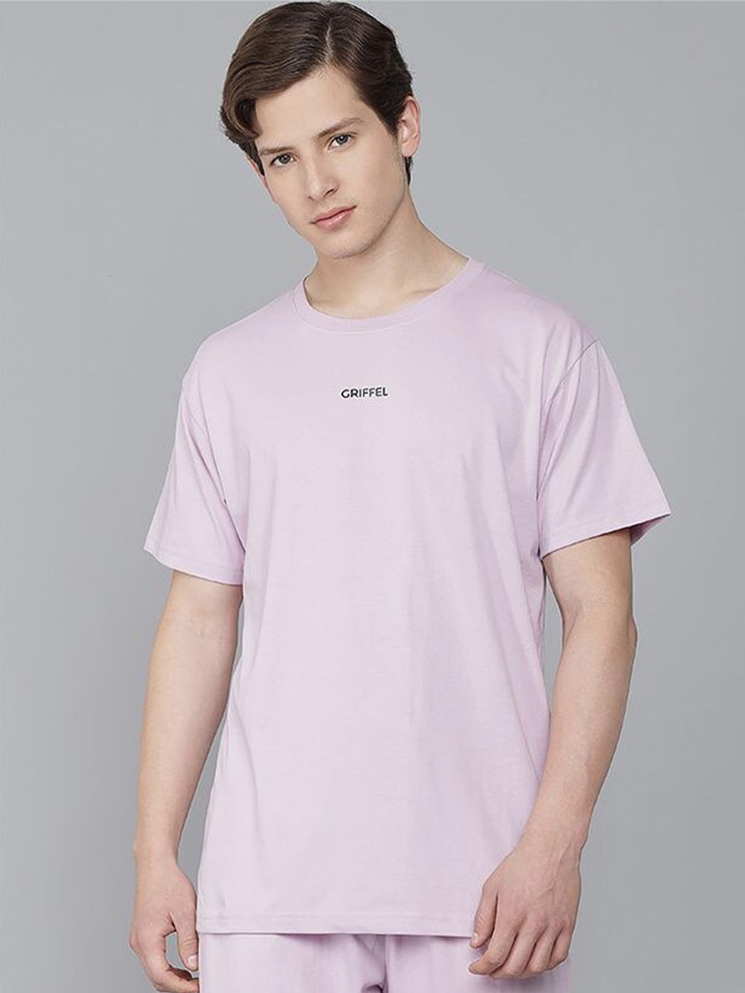 GRIFFEL Men Lavender T-shirt
