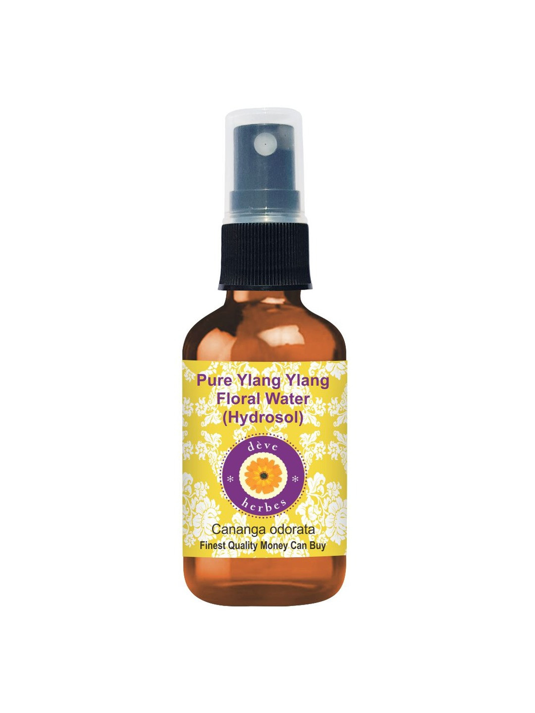 Deve Herbes Pure Ylang Ylang Water Toner 100% Natural Therapeutic Grade - 50ml