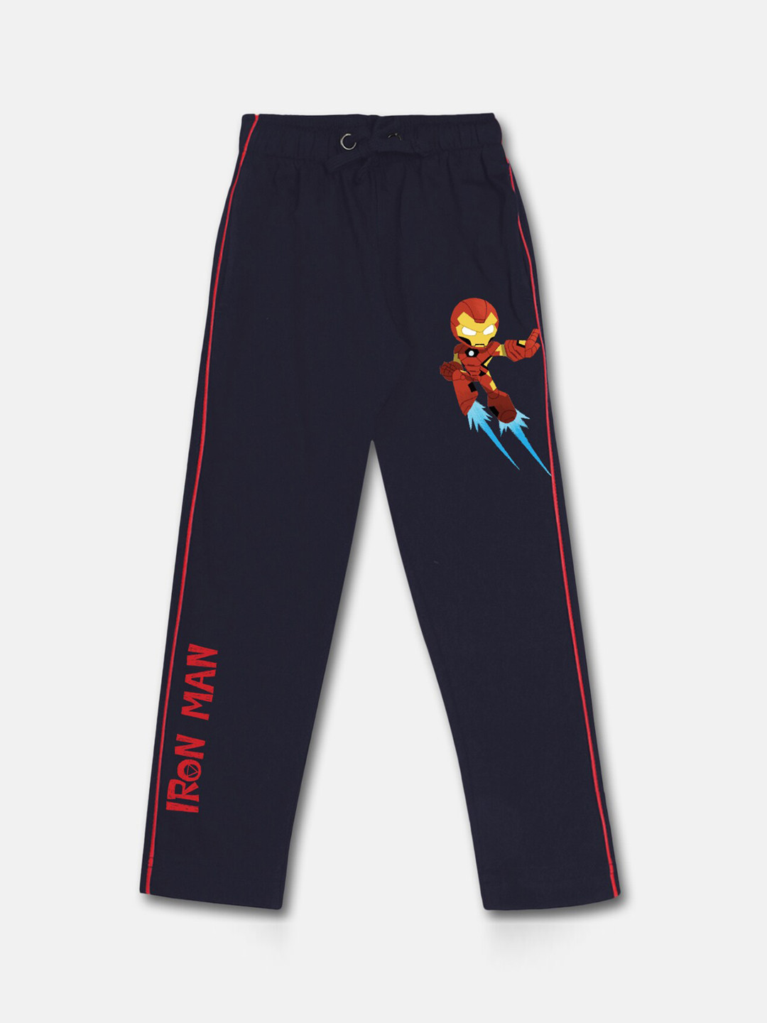 Kids Ville Boys Navy Blue Iron Man Printed Pyjamas