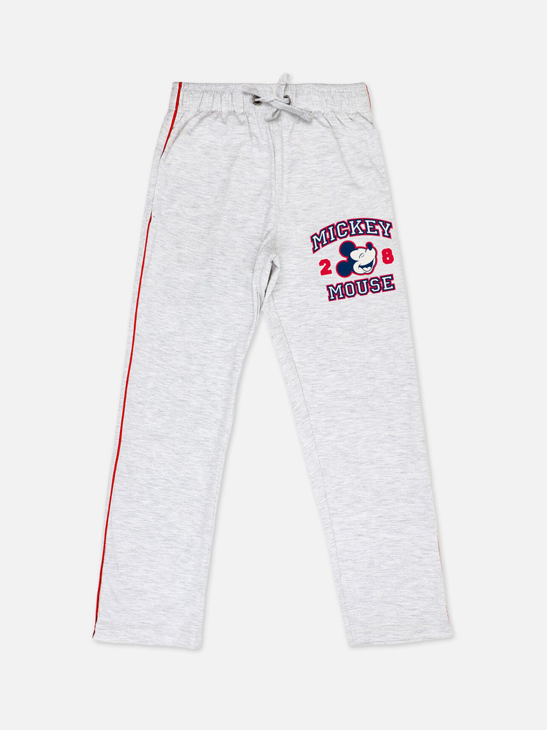 Kids Ville Boys Grey Mickey & Friends Pure Cotton Printed Lounge Pant
