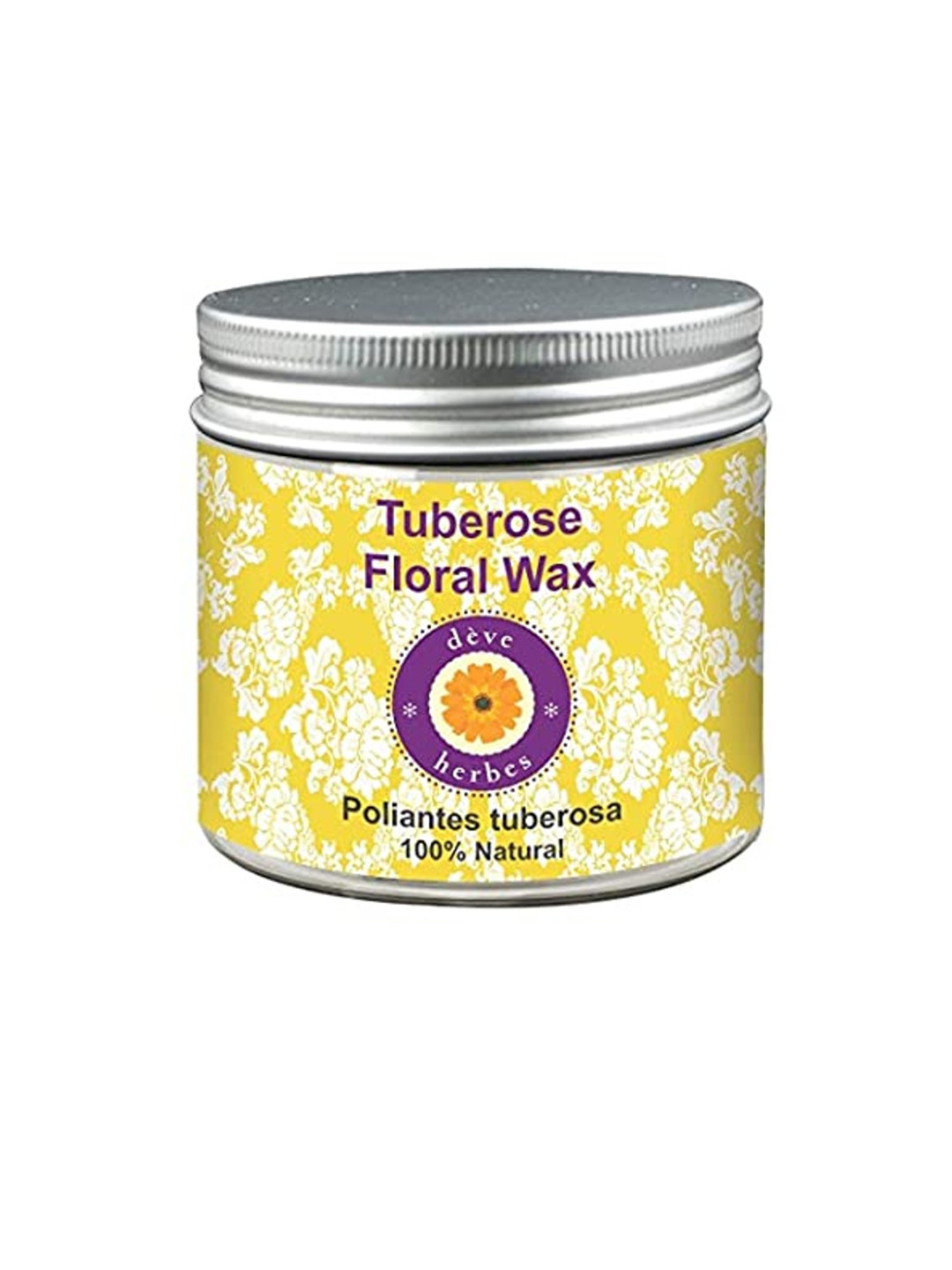 Deve Herbes Pure Tuberose Floral Wax 100% Natural Therapeutic Grade - 50 g