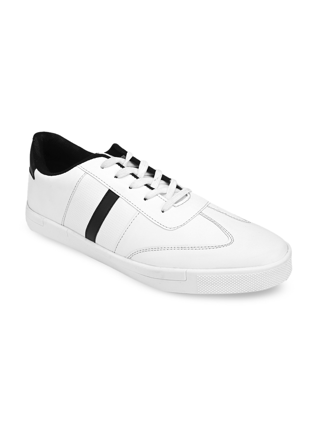 Roadster Men White Colourblocked Sneakers