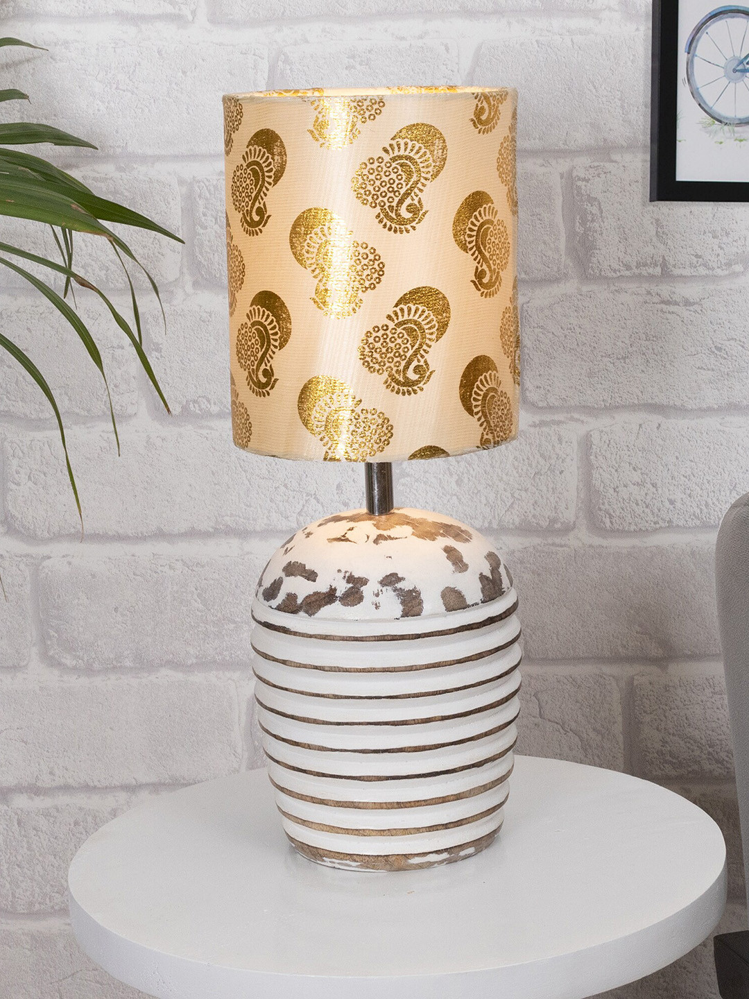 Homesake Gold-Toned Modern Table Lamp