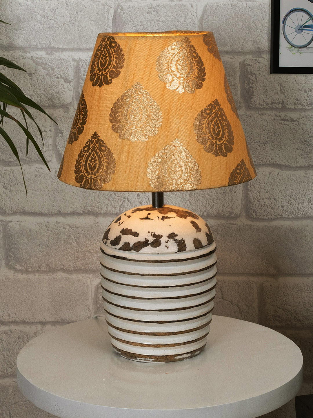 Homesake Gold-Toned Modern Table Lamp