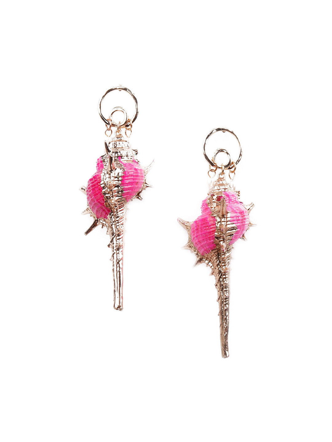 ODETTE Pink & Silver-Tone Drop Earrings