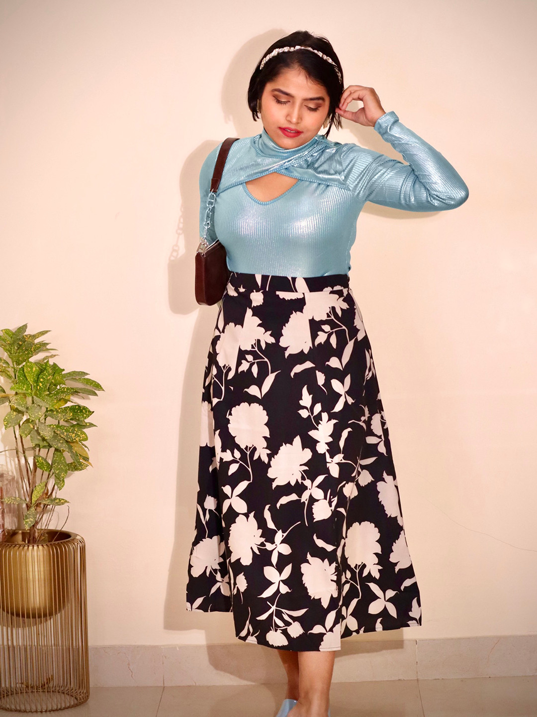 Tokyo Talkies Enchanting Sea Green Solid Top