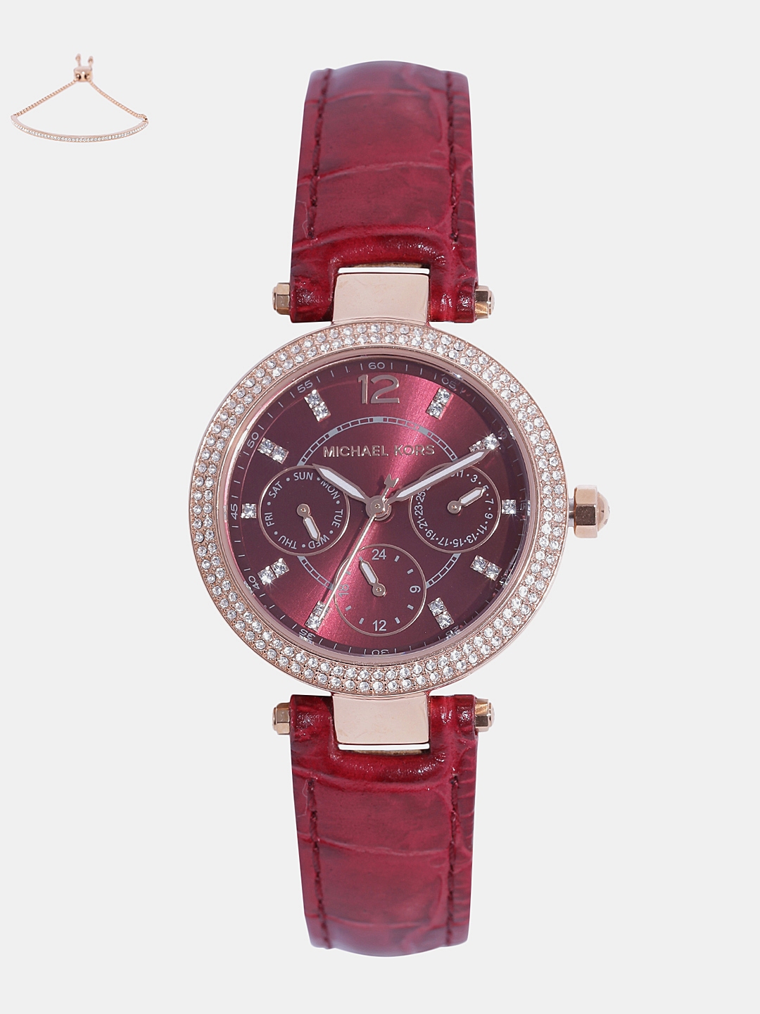 Michael kors deals red women's watch