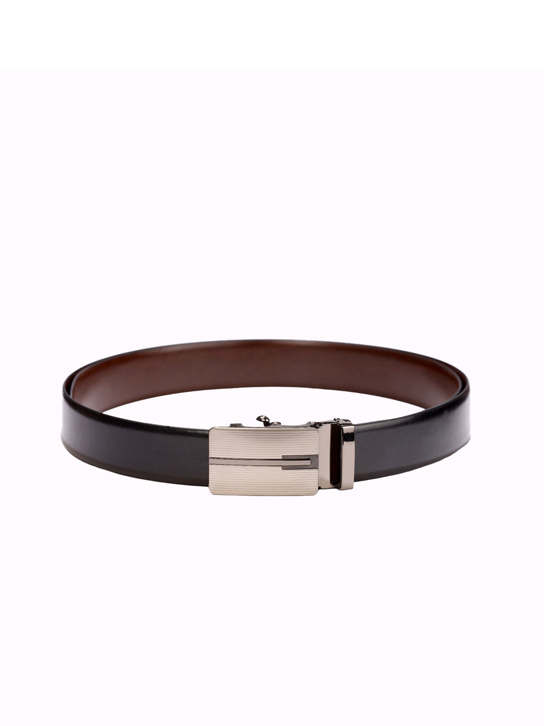 Ultimo Men Black PU Formal Belt