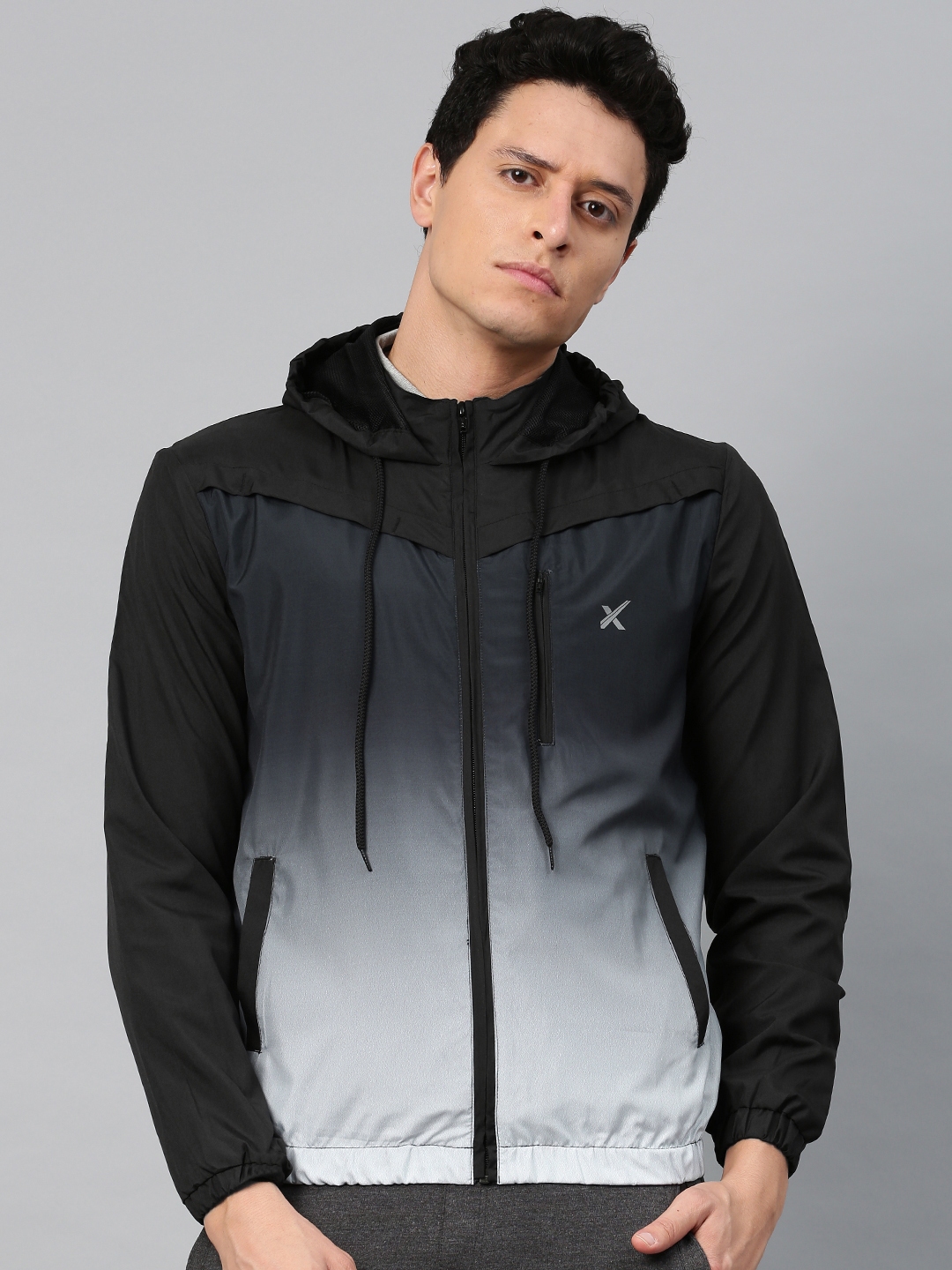 Buy HRX By Hrithik Roshan Men Black Solid Hooded Sporty RAPID DRY