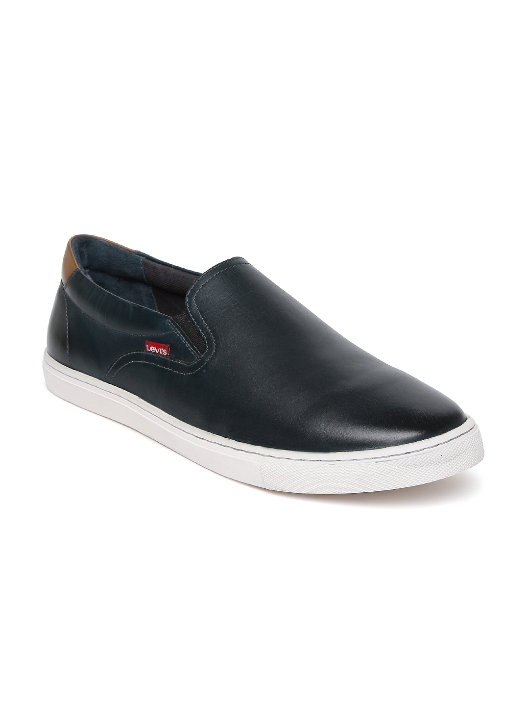 Buy Levis Men Blue Leather Sherlock Slip On Sneakers - Casual Shoes for Men  1812904 | Myntra
