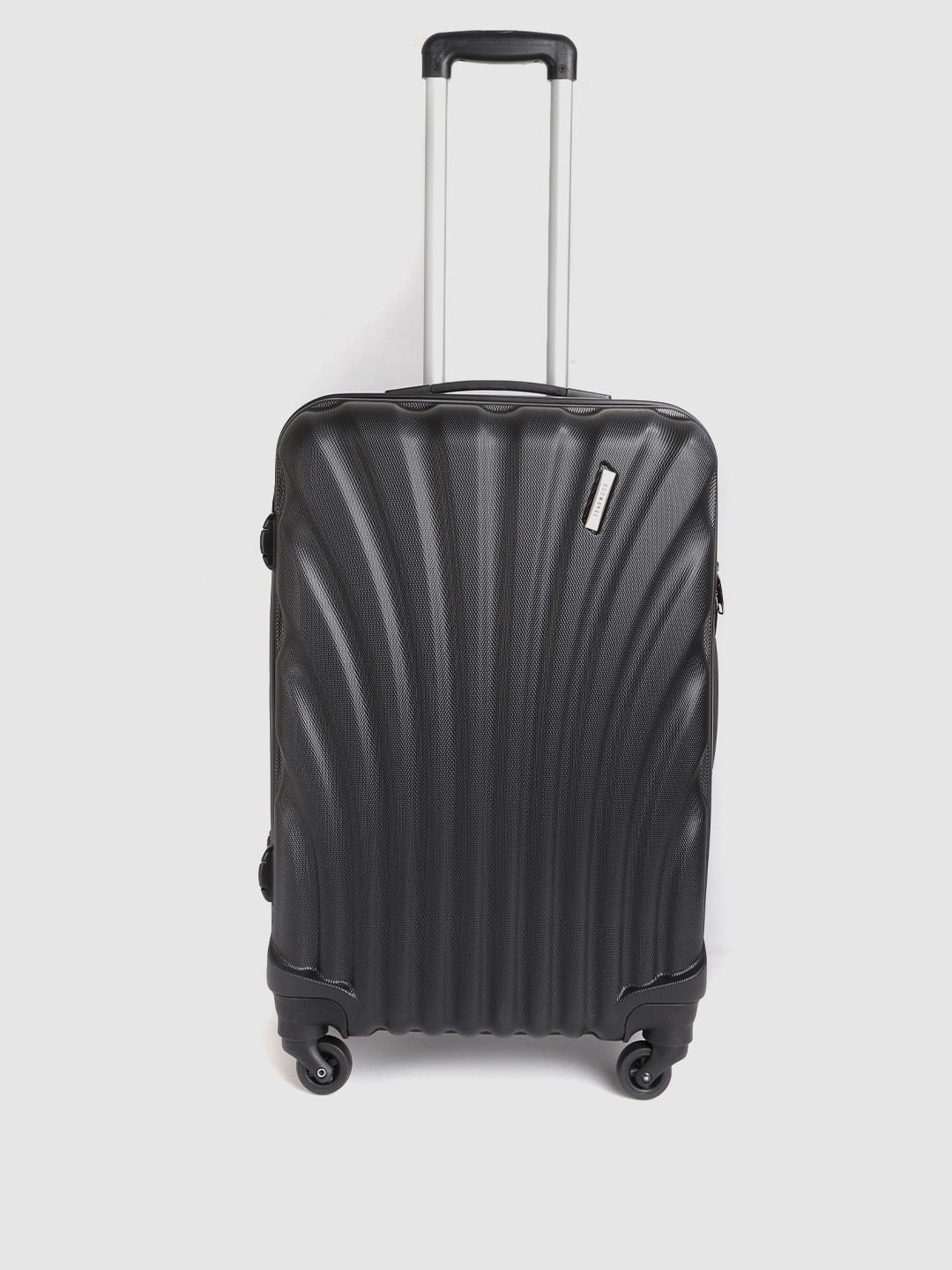 Teakwood Leathers Wave 4 Wheels 360-Degree Rotation Hard Medium Trolley Bag 65 CM