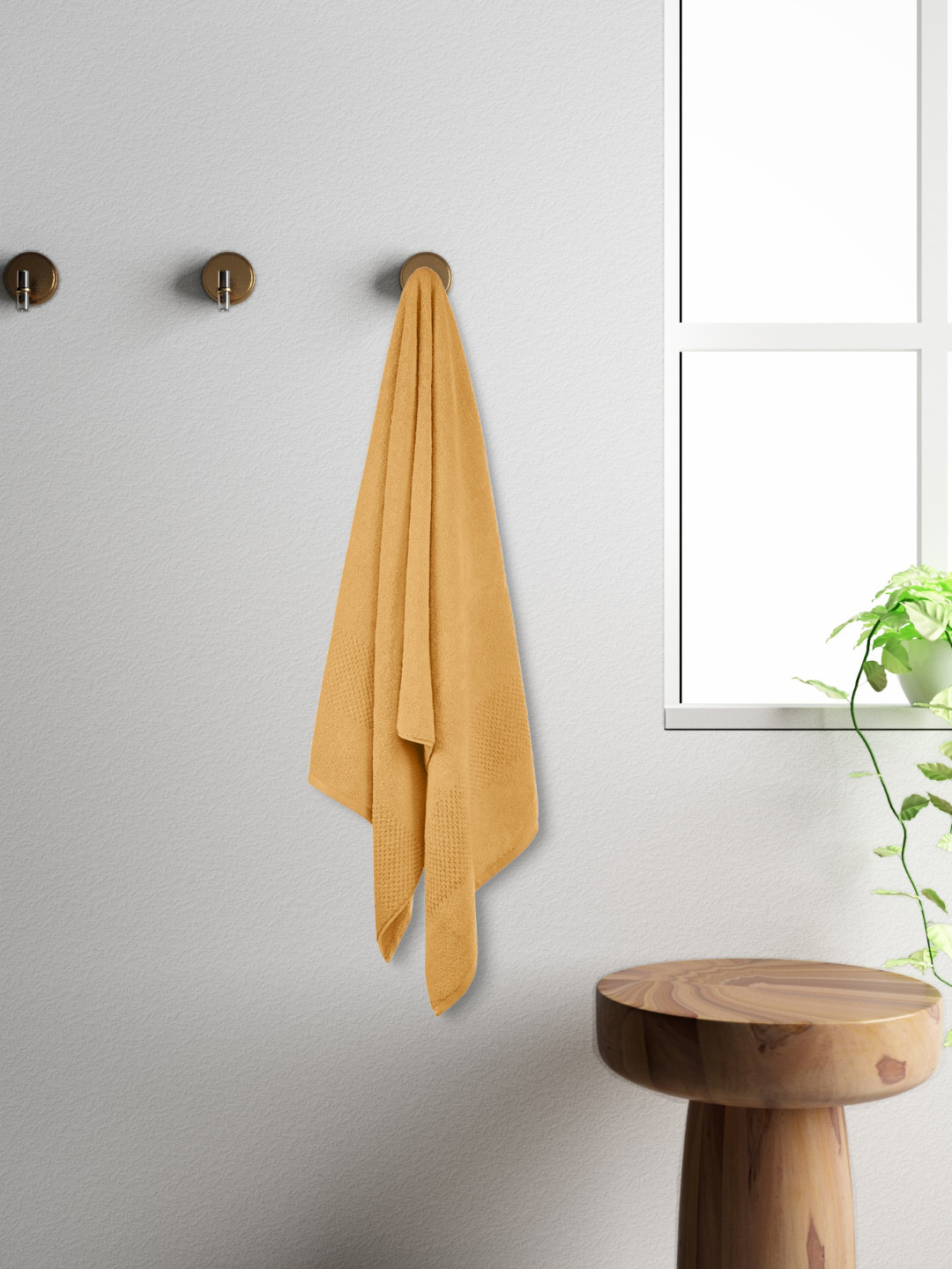 SPACES Unisex Gold-Toned 460 GSM Bath Towels