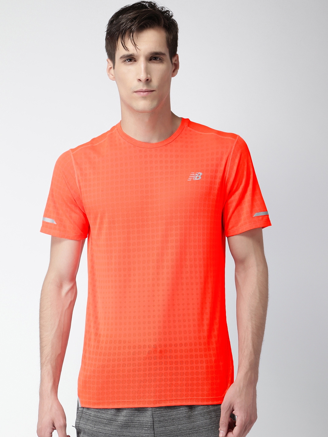 new balance t shirt mens Orange