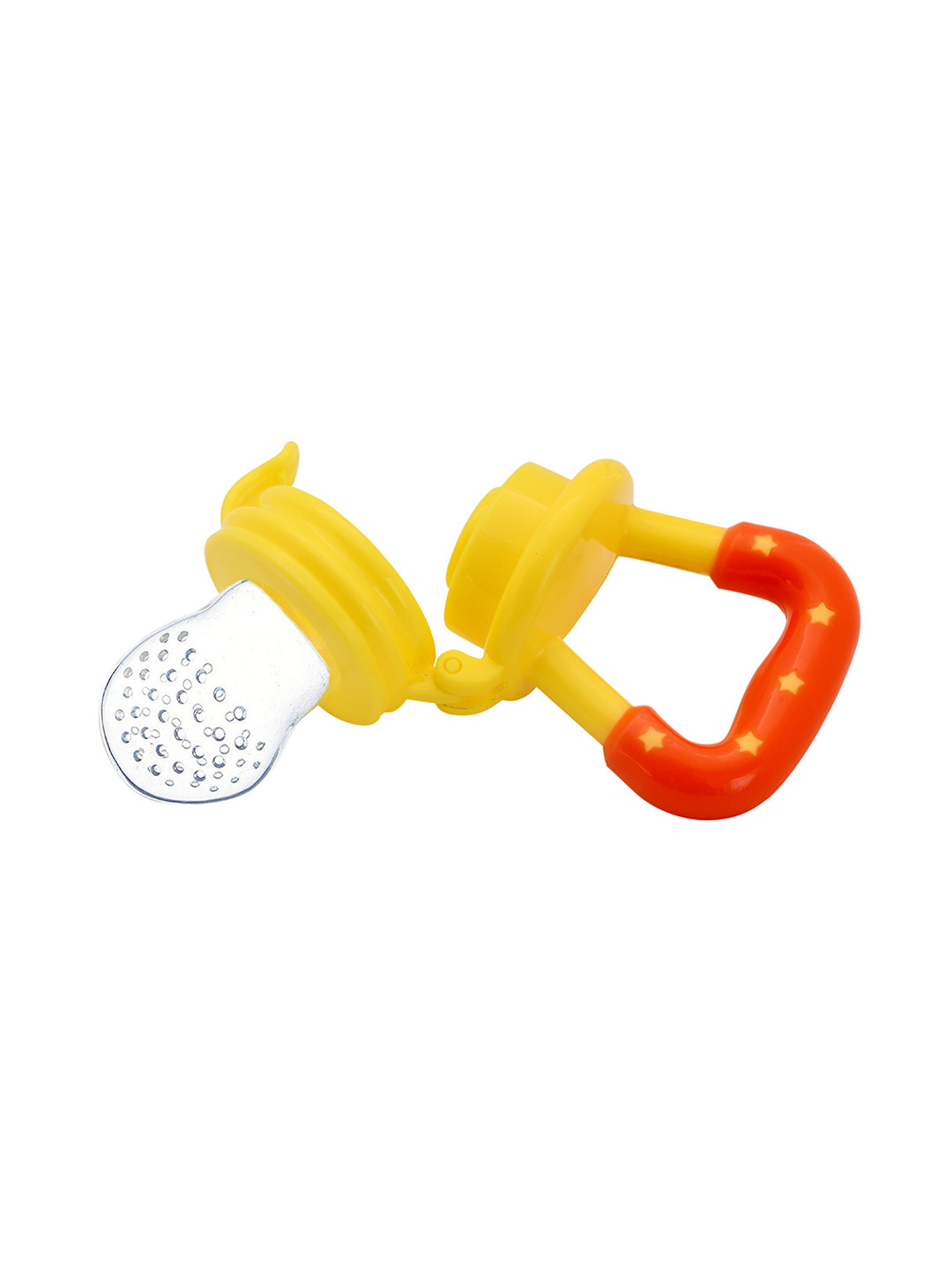 The Little Lookers Red & Yellow Pacifier with Silicon Mesh in Box Packing