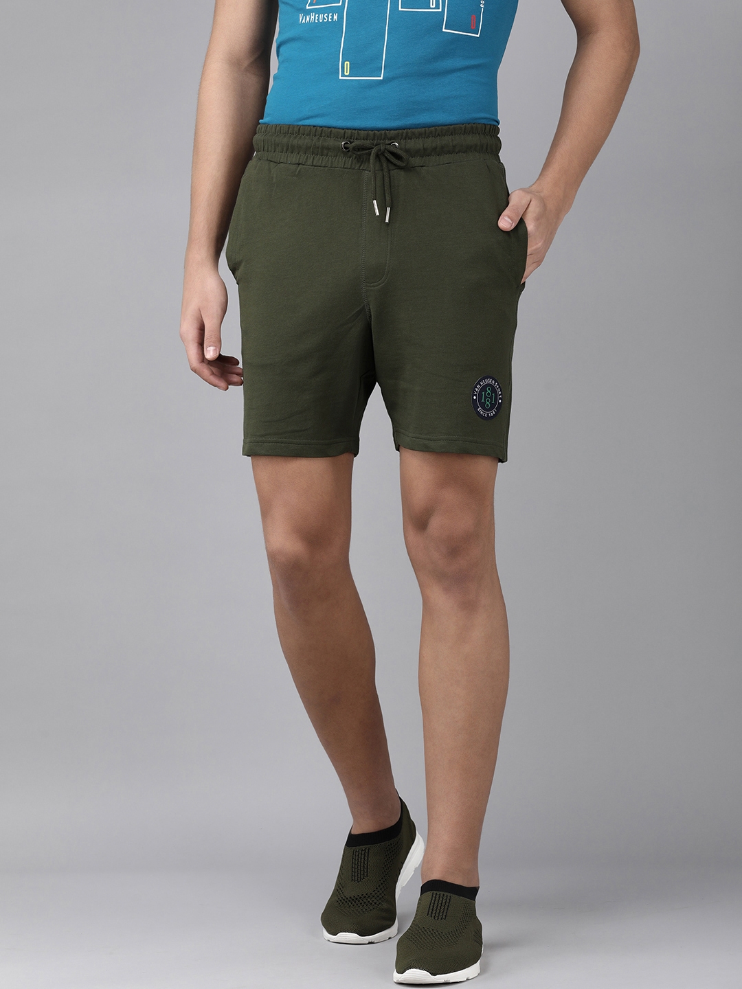 Vans shorts mens olive hot sale