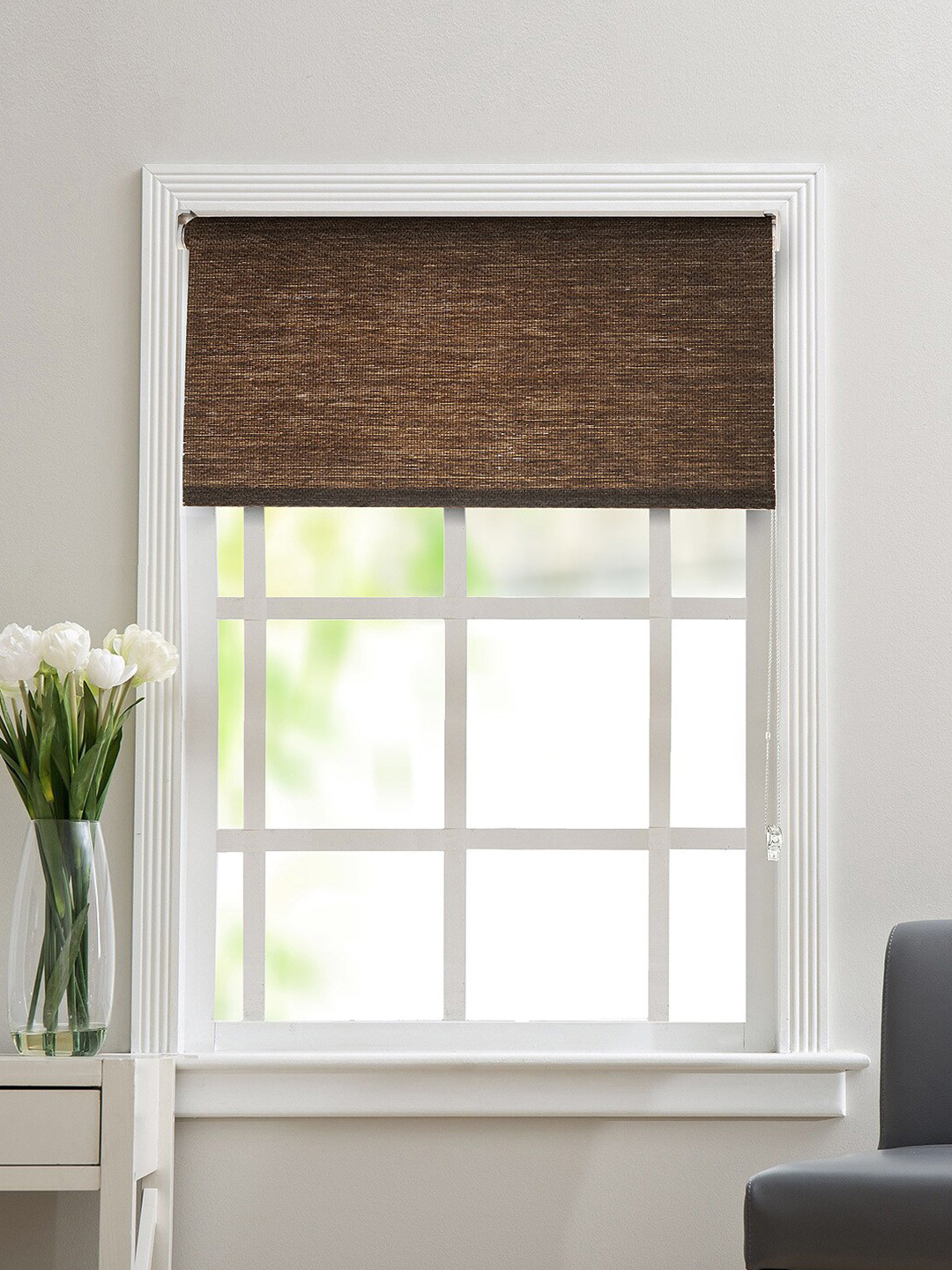 Deco Window Brown Room Darkening Window Blinds