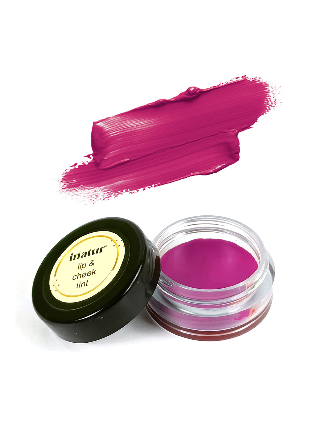 Inatur Lip and Cheek Tint Cool Fushia 4gm