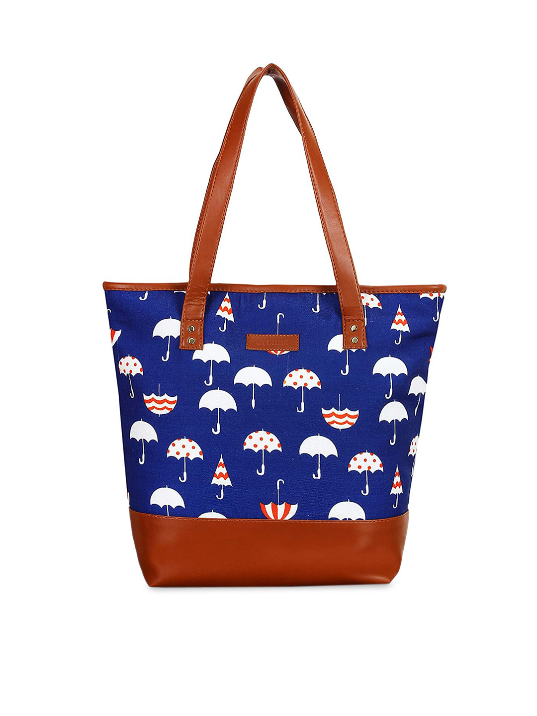 Lychee Women bags Purple Printed Shopper Tote Bag