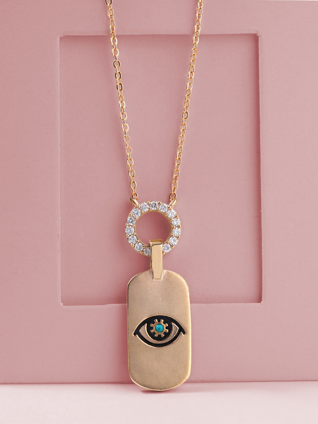 MINUTIAE Rose Gold & White Brass Rose Gold-Plated Chain