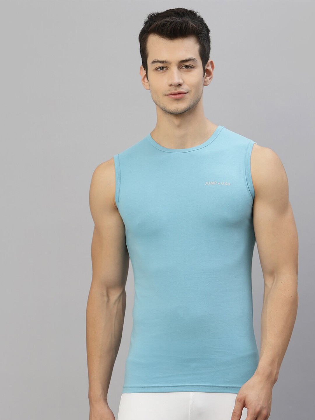 JUMP USA Men Blue T-shirt