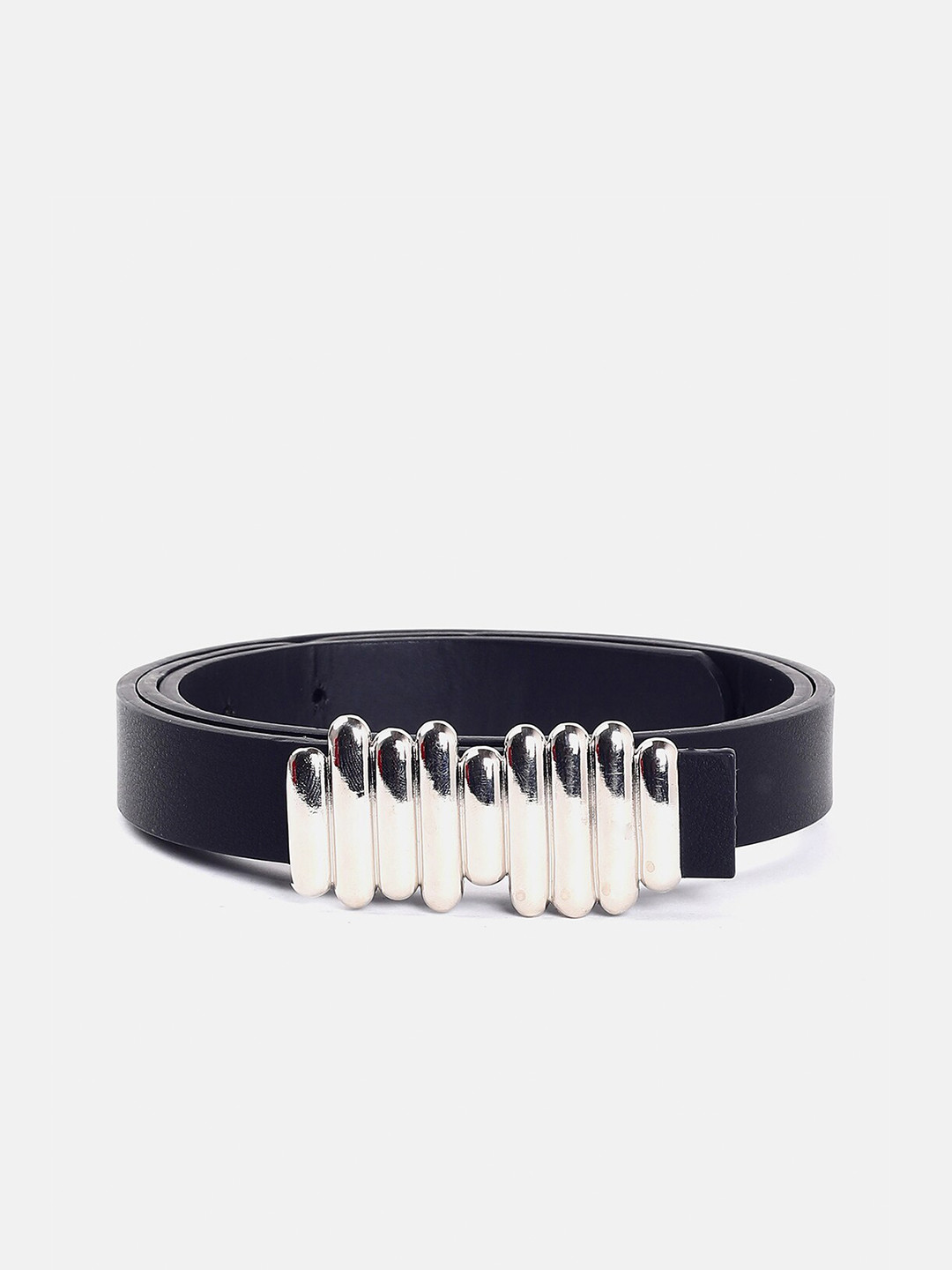 HAUTE SAUCE Women Black Buckle Casual Belt