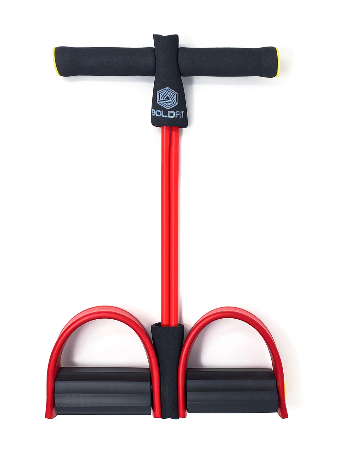 BOLDFIT Unisex Red & Black Double Spring Tummy Trimmer