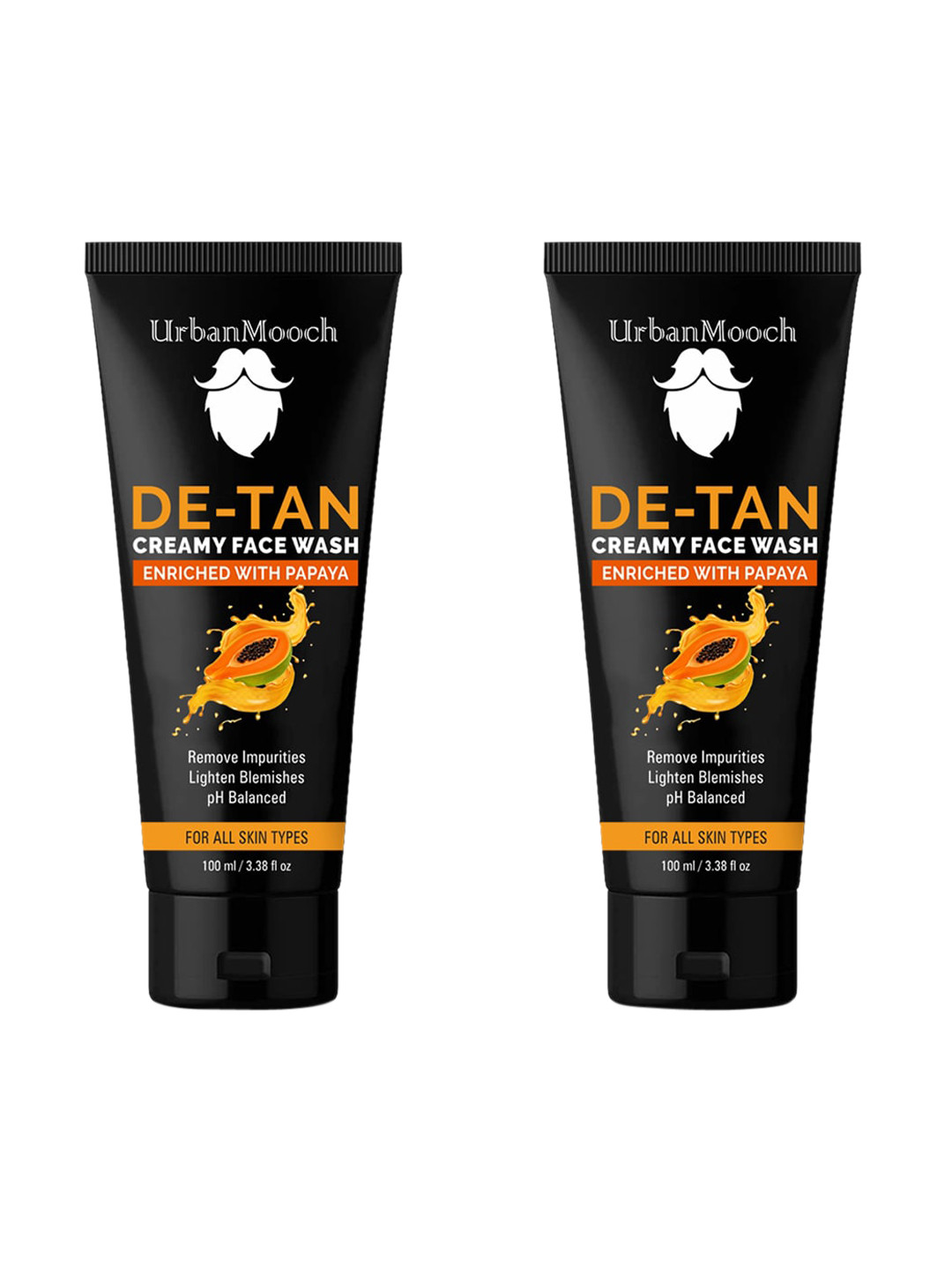 UrbanMooch Set Of 2 De Tan Face Wash 200 ml