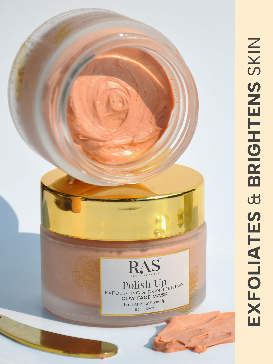 RAS LUXURY OILS Polish Up Exfoliating & Brightening Clay Face Mask