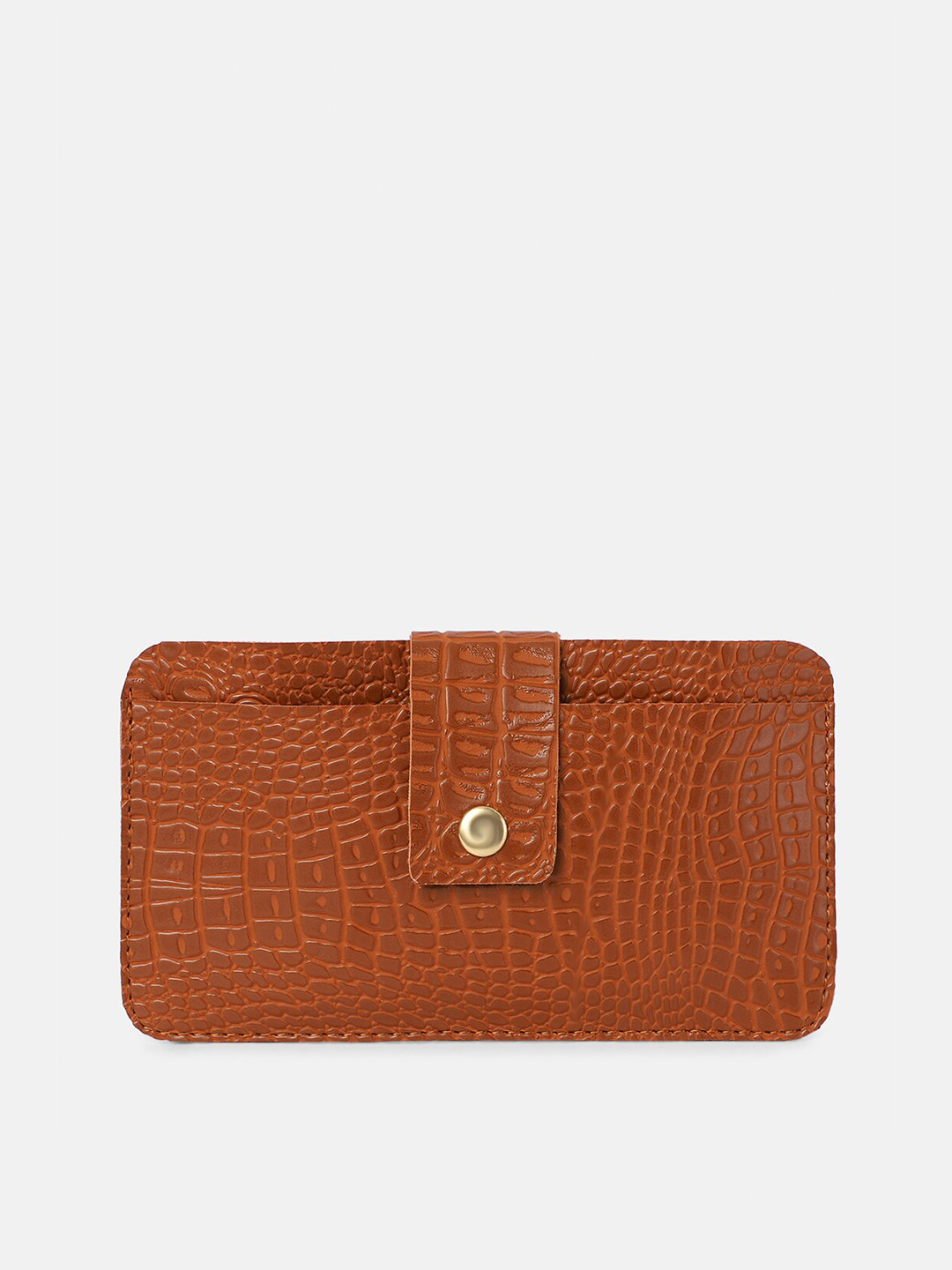 Bagsy Malone Tan Textured Purse Clutch