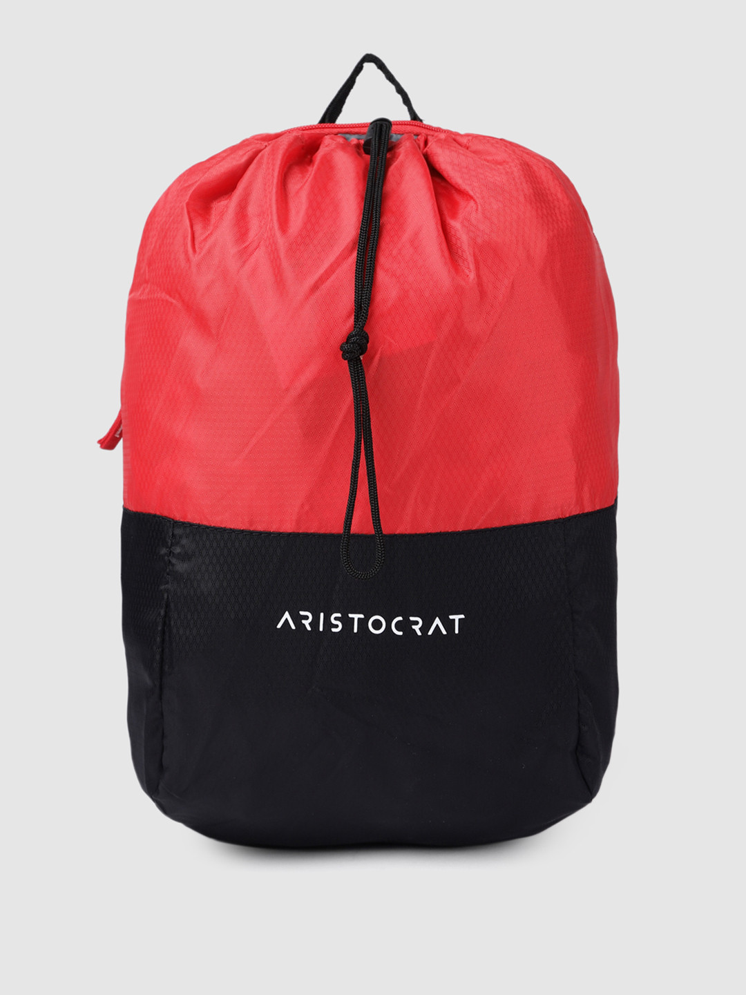Aristocrat Unisex Black & Red Backpack