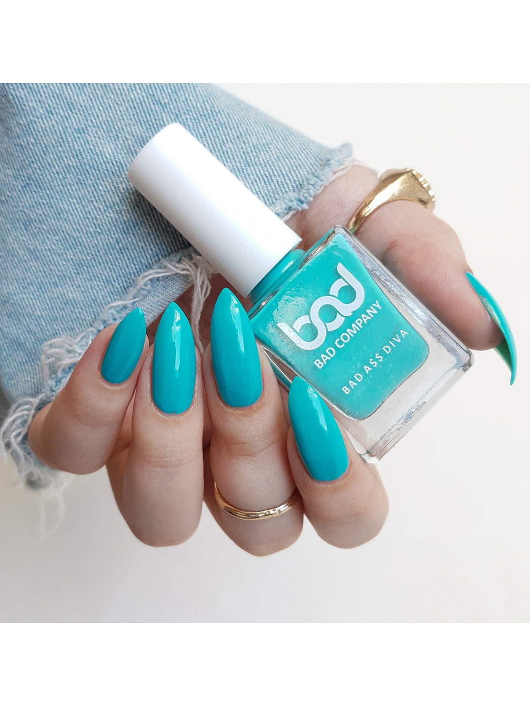 BAD COMPANY Women Blue Nail Polish