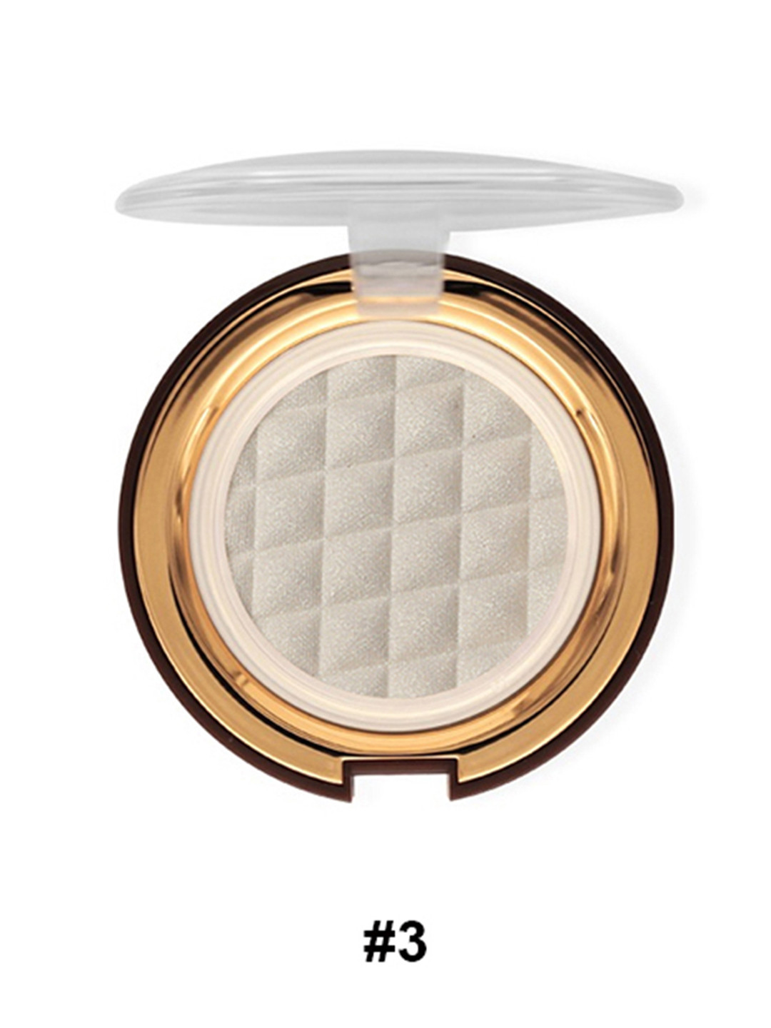 Charmacy Milano Baked Luminous Vegan Non-Toxin Chrome Metallic Illuminator 4g - Silver 03
